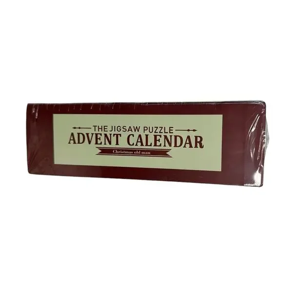 The Jigsaw Puzzle Advent Calendar Christmas Old Man Santa 1008 pc 27 x 19 NEW - Picture 5 of 8